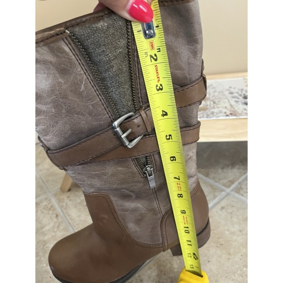 Naya Saffron Boot Womens Belted Leather Boots 8M   39-40EU - Picture 3 of 16